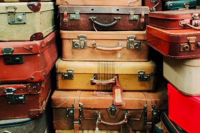 Tons of suitcases