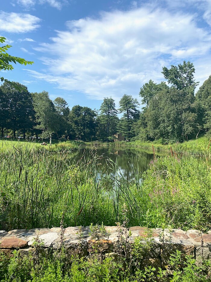 boscobel house and gardens pond view